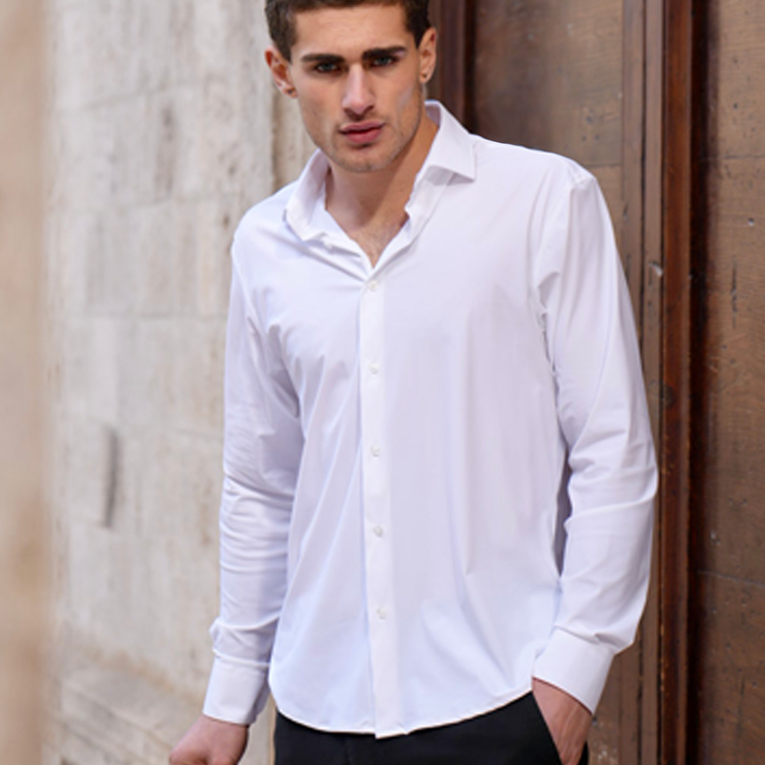 Camicia uomo art 2710 mod 2082 no stiro colori basic - Image 3